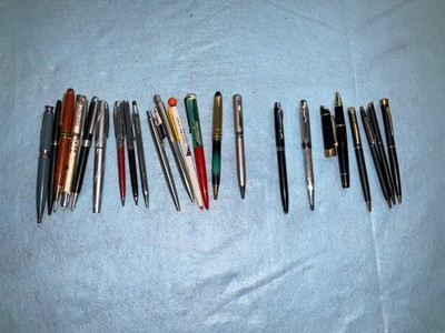 Vintage Advertising Parker Hauser Dilbert Quill Cross Blass Walker Ink Pen Lot
