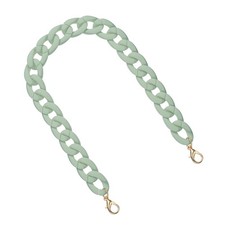 Acrylic Purse Strap, 17.7" Bag Chain for Handbags Handle, Light Green