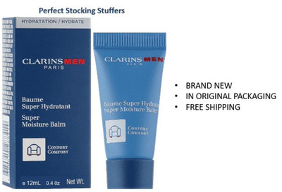 CLARINS MEN SUPER MOISTURE BALM  0.4oz /  12ml BRNAD NEW IN BOX