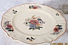 Ancien Plat rond  modèle " AGRESTE " Sarreguemines Digoin DV 34 CM