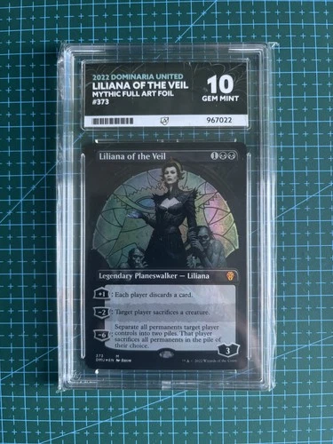 MTG Liliana of the Veil Borderless Foil Dominaria United Ace 10 Gem Mint