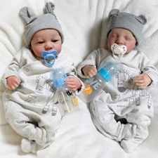 Real Reborn Baby Dolls Realistic Newborn Boy Doll Vinyl Silicone Xmas Baby Gift