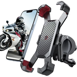 Verrouillage automatique du support de téléphone de moto 100mph Porte-téléphone militaire anti-Shake US