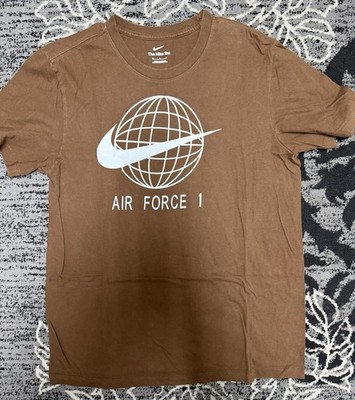 Nike Brown Air Force 1 Tee Size M #sneakerhead