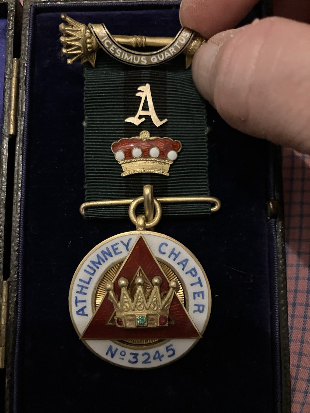 Silver Masonic Chapter Medal 1933