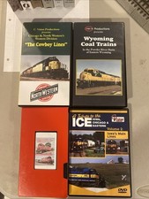 VHS & DVD lot Train Railroad C. Vision Produc...