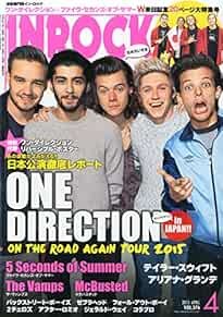 INROCK Apr 2015 4 Japan Music Magazine One Direction 5 SECONDS O... book form JP