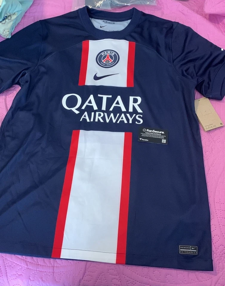 Neymar Jr Signed PSG Home Soccer Jersey #10 with Beckett COA - Image 2 of 2