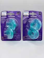 2X 2  4  Pack Philips Avent BPA Free SOOTHIE Pacifier 0-3 M Green