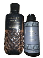 Bath  Body Works Vanilla Noir Body Wash  Body Spray Gift Set