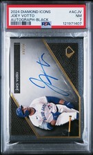 2024 TOPPS DIAMOND ICONS AUTOS BLACK #ACJV JOEY VOTTO 10/10 PSA 7