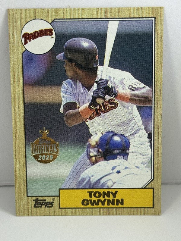 2025 Topps Holiday Gold Stamp Buyback Tony Gwynn 