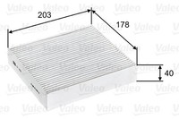 Innenraumfilter Valeo Essential 715603 Partikelfilter FüR Colt Mitsubishi Smart