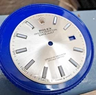 Rolex DATEJUST 126300, 126334 silver dial pre-owned authentic 41mm Scratches