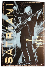 Joe Satriani Signed The Wormhole Tour 2010-2011 Poster PSA