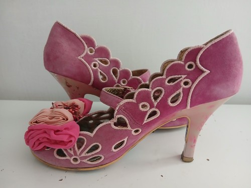 Scarpe Little Tipple IRREGULAR CHOICE taglia UK 6 EU 39 3D fiore - Foto 3 di 12