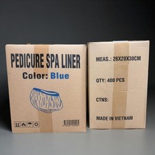 Professional Disposable spa Pedicure Liner 1200mm x 1200mm, blue 400 pcs