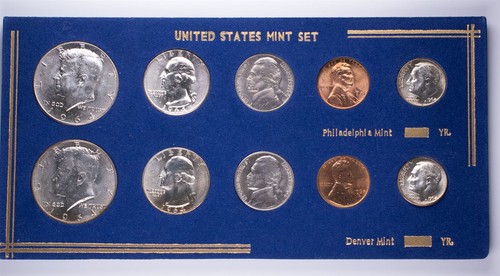 1964-P & D 50C Kennedy Half Dollar 90% Silver - Foto 4