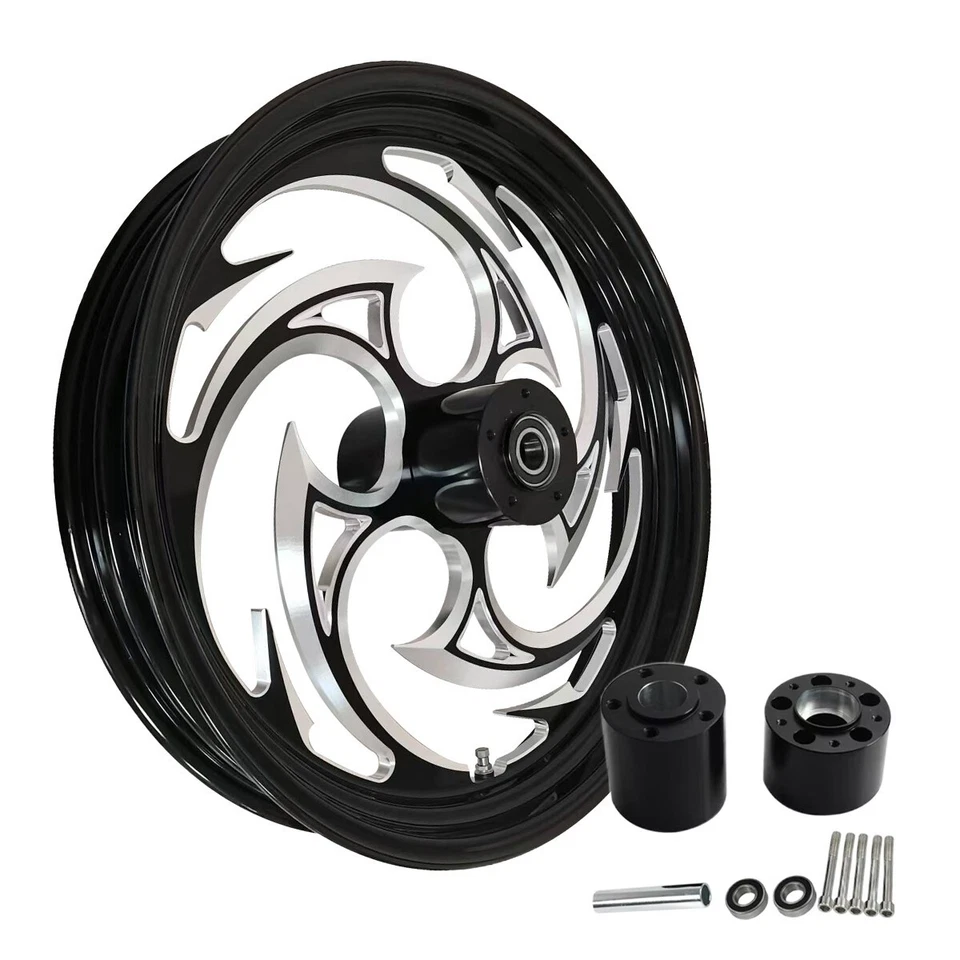 Forged Front Wheel Rim Hub Dual Disc 21x3.5" For Harley Road Glide FLTR 2004 up Foto 3 de 4