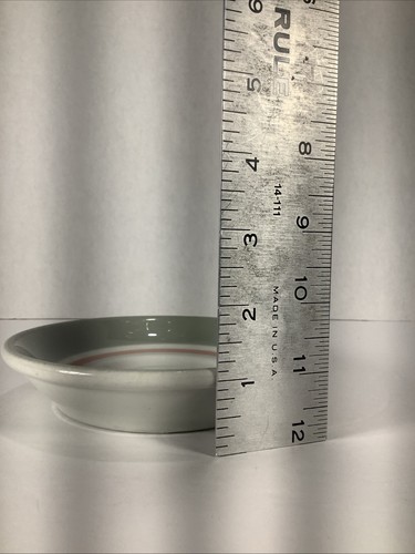 Shenango China® 5,5" Rim Roll Ristorante Rosa e Grigio Piattino di Ricambio - Foto 12 di 13