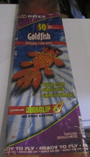Vintage X-Kites X-Concepts 50” Tall 127 cm/4.1 ft Nylon Fish Kite Goldfish New!!