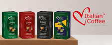 100 ITALIAN COFFEE Aluminum pods compatible w/ Nespresso Original FREE SHIPPING