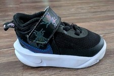 Nike Team Hustle Black Beetle toddler boys sneakers size 4C
