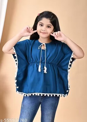 Girls 90's Kaftan Trending Children Kaftan Tops & Tunics KIds Girls Caftan Top