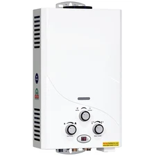 8L Propane Gas Tankless Hot Water Heater Instant LPG Gas Water Boiler Shower Kit