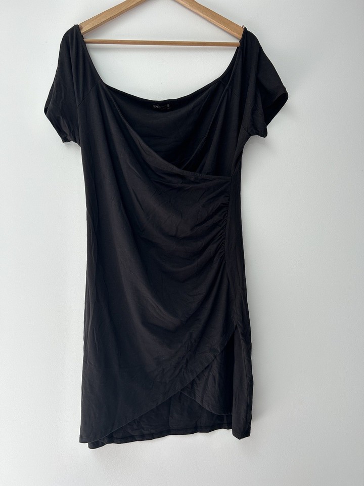 Popular 21 Black Bodycon Mini Dress Party Club Wear Size 3XL XXXL