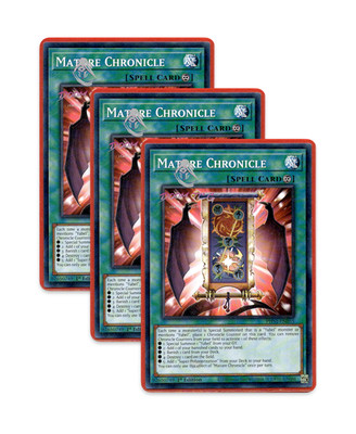 Yugioh! Mature Chronicle PHNI-EN055 Common 1st Ed 3x ''Yubel Deck Support''