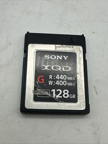 Sony G Series 128GB XQD Memory Card, 400MB/s Write Speed, 440MB/s Read Speed - Picture 2 of 3