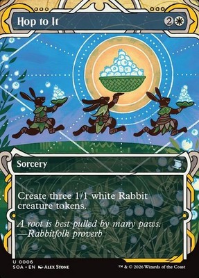 Hop to It (006) Borderless Secrets of Strixhaven Mystical Archive SOA MTG Magic