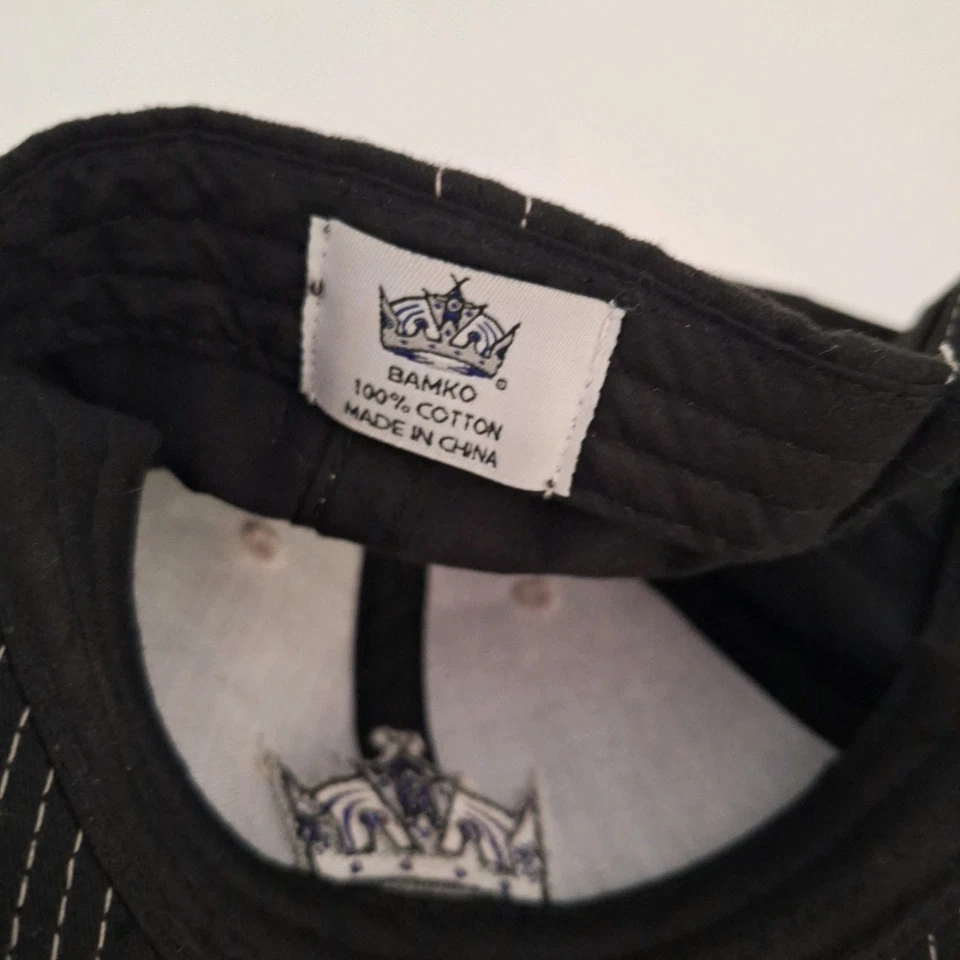 Luc Robitaille Los Angeles Kings Hat Autograph NHL Hockey McDonalds UB - Image 3 of 4