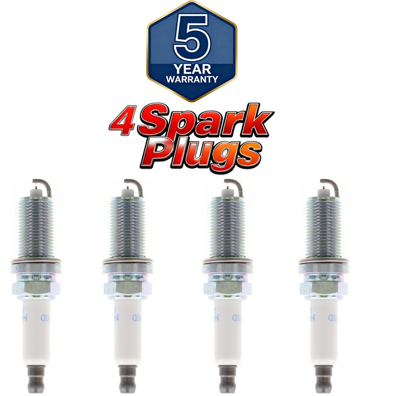 4PCS NGK ILZFR6D11 1208  Pre-Gapped 100k Miles Laser Iridium Spark plugs
