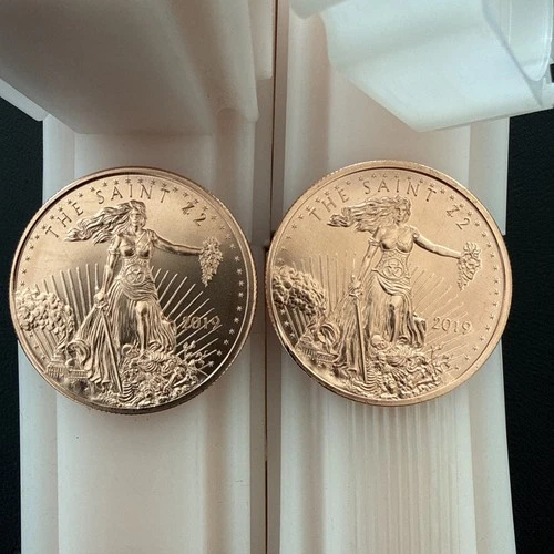 Lot Of 20 RARE Zombucks BU 1 oz .999 Copper  The Saint 2019 Apocalypse Rounds