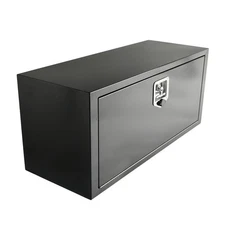 Steel 36"X14"X16" Black Underbody Truck Toolbox Pickup Trailer Storage Tool Box