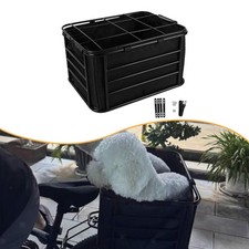 Rear Rack Bike Basket Bicycle Basket Easy Installation Heavy Duty Practical Dog
