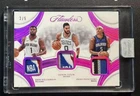 2024-25 Flawless Zion Williamson/Jayson Tatum/Paolo Banchero NBA Logo Patch /5
