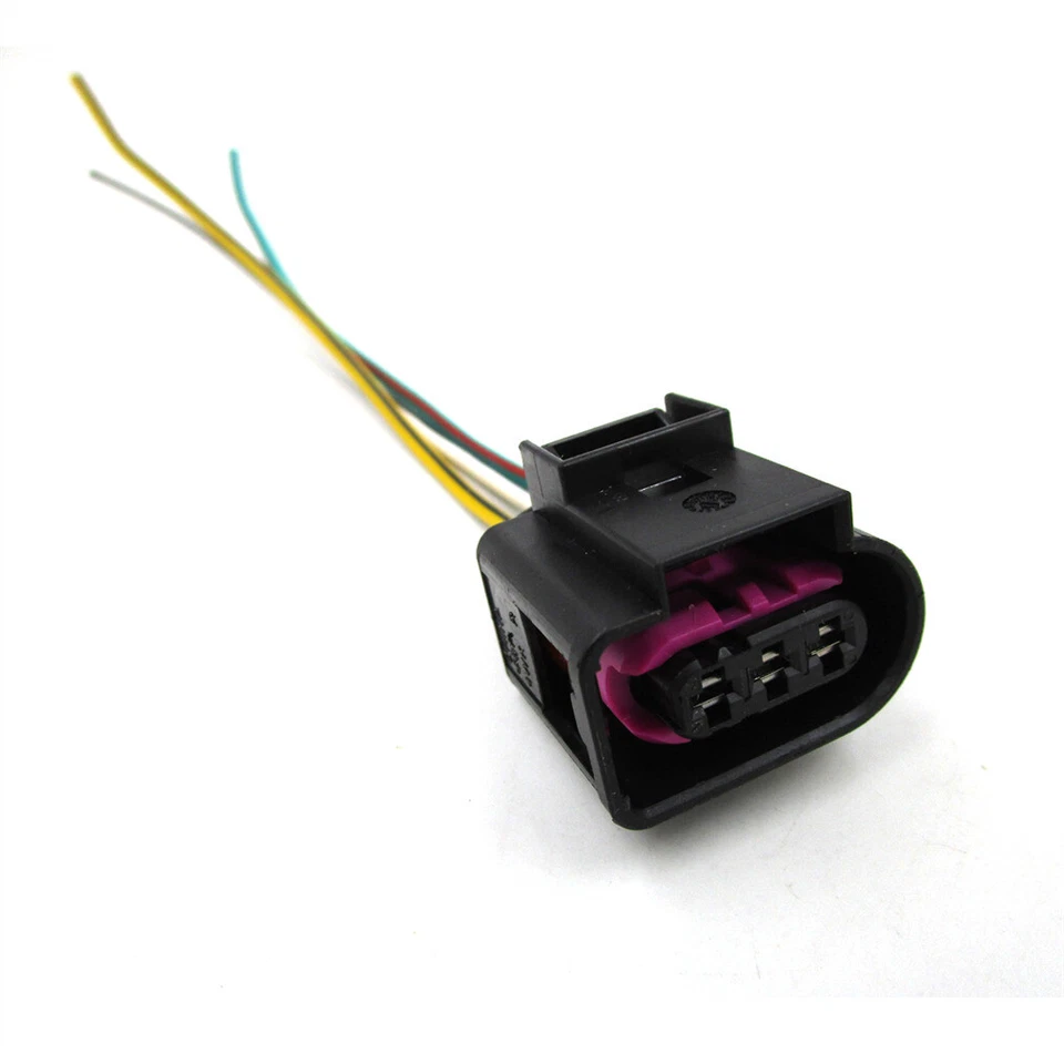 3 PIN  Sensor Plug Connector Fit For VW Audi Skoda 4D0971993 Foto 2 de 4