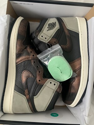 Nike Air Jordan 1 Retro High OG Shoes Patina 555088-033 Size 8.5 Rust Shadow