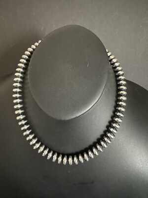 Sterling silver 10 mm rondelle 16 inch