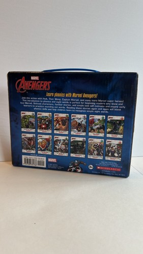 Marvel Avengers Phonics Scholastic Reading Program Set Of 12 - Picture 4 of 4