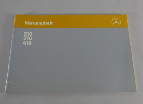 Checkbook/Maintenance Booklet Blanko Mercedes Benz Bremen Transporter T1 Of 07/