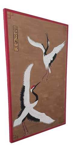 #1 Chinese Dancing Cranes CARVING. "Season of Love". - Picture 9 of 11