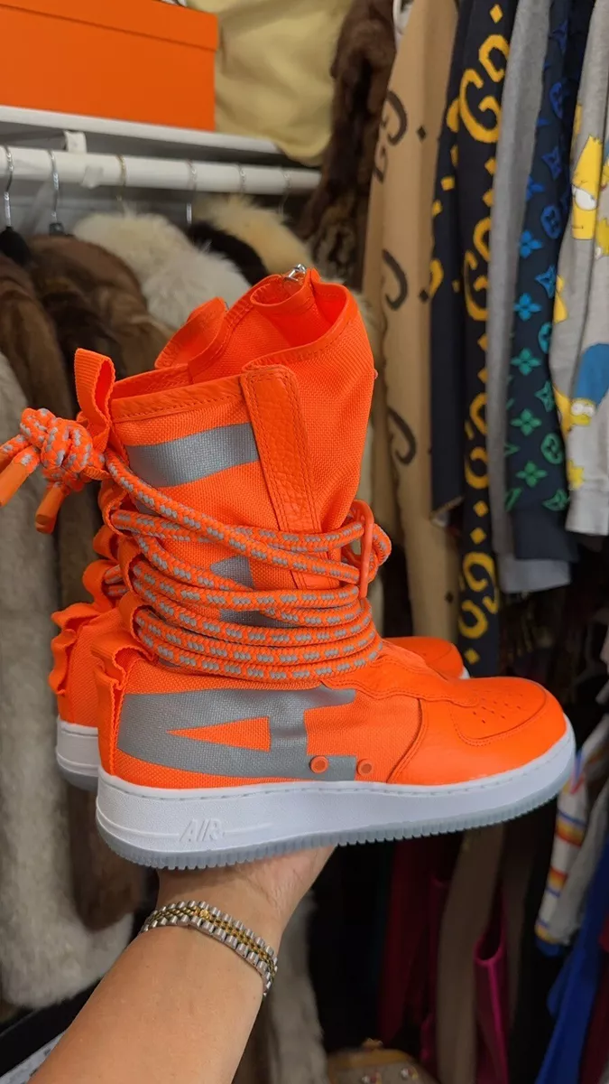 Nike sf air force 1 high total clearance orange