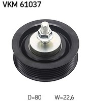 Skf Vkm 61037 UMLENK-/FÜHRUNGSROLLE, Keilrippenriemen Oben FÜR Toyota