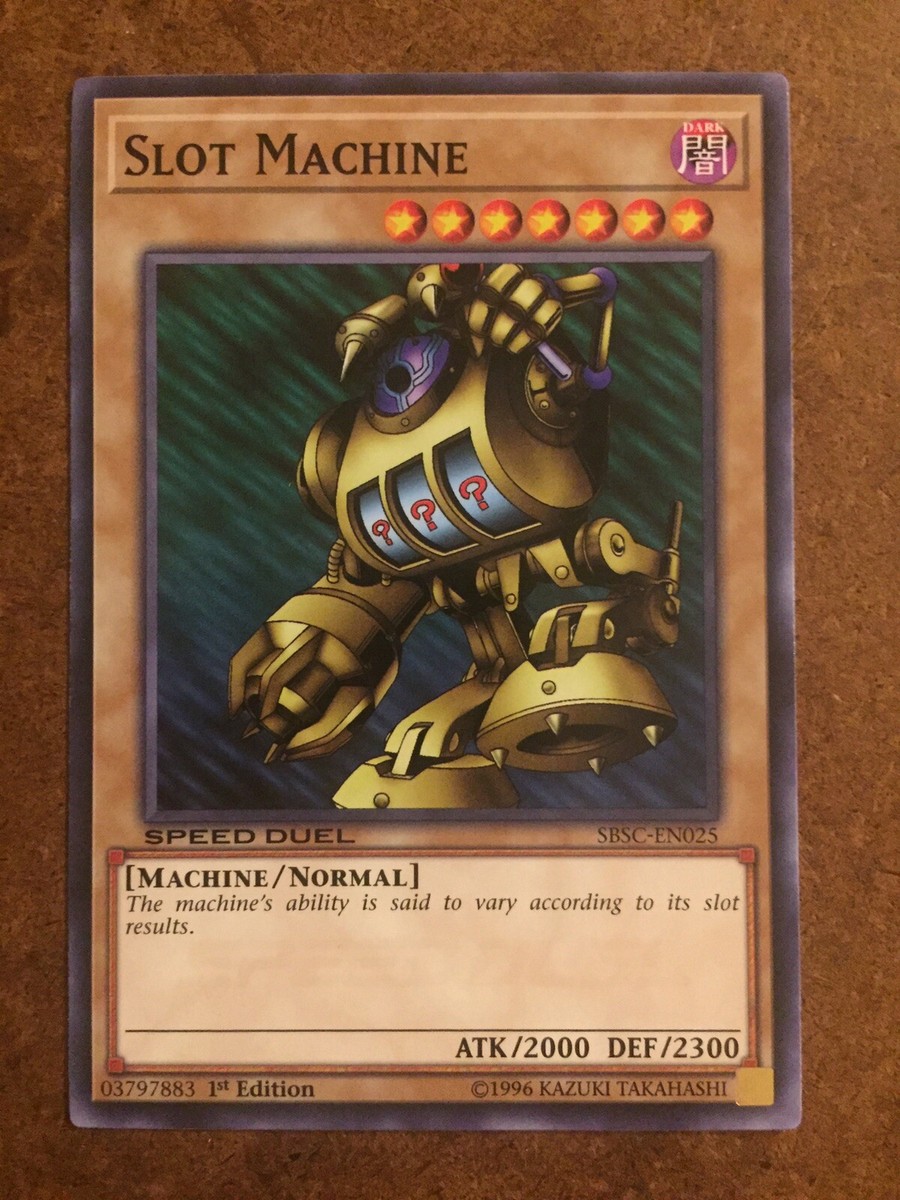 Slot Machine SBSC-EN025 Yugioh Trading Card