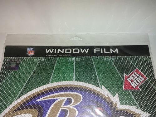 Baltimore Ravens 12 x 10 LOGO WINDOW FILM ! FREE SHIPPING ! FAST SHIPPING ! - Picture 3 of 4