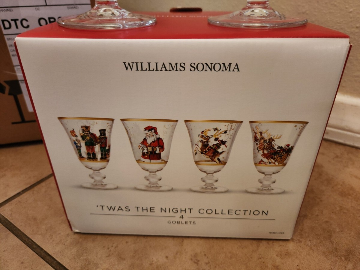 NEW S/4 Williams Sonoma Twas the Night Before Christmas NEW S/4 Williams Sonoma Twas the Night Before Christmas